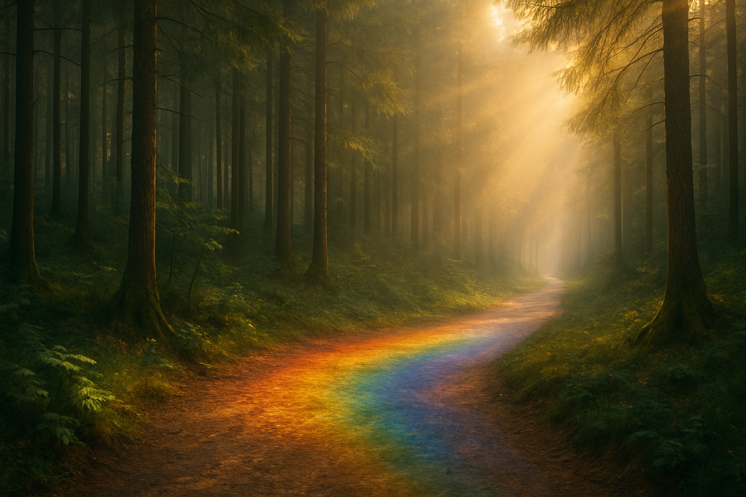 forest rainbow